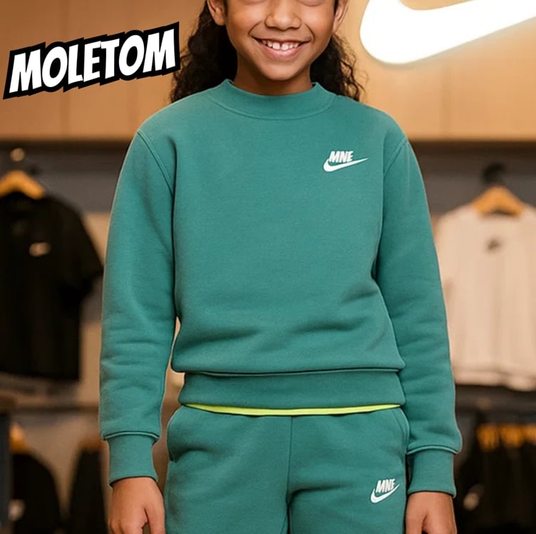Blusão Nike Sportswear Club Fleece Infantil Blusão Nike Sportswear Club Fleece Infantil