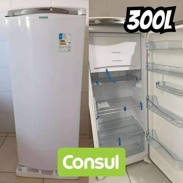Geladeira Crb36a Frost Free 300 Litros Com Freezer Supercapacidade Cor Branca Consul 110v Geladeira Crb36a Frost Free 300 Litros Com Freezer Supercapacidade Cor Branca Consul 110v