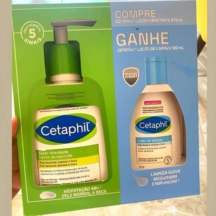 Kit Compre Ganhe Cetaphil Loção Hidra 473ml + Loção Limpeza 120ml Kit Compre Ganhe Cetaphil Loção Hidra 473ml + Loção Limpeza 120ml