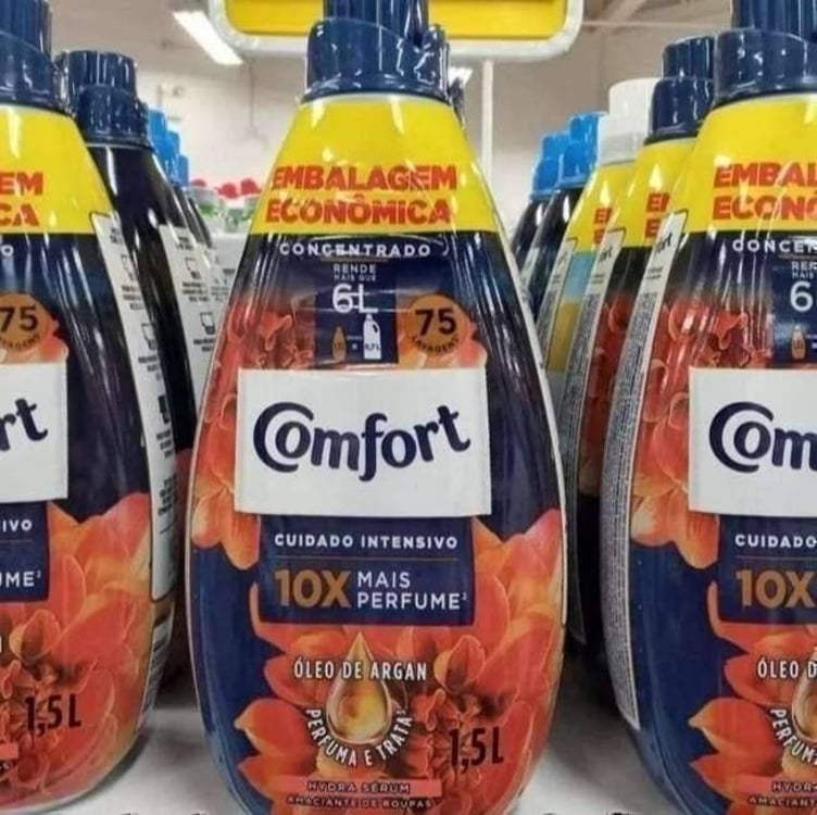 Amaciante De Roupa Concentrado Hydra Sérum Óleo De Argan Comfort Frasco 1, 5l, Comfort Amaciante De Roupa Concentrado Hydra Sérum Óleo De Argan Comfort Frasco 1, 5l, Comfort