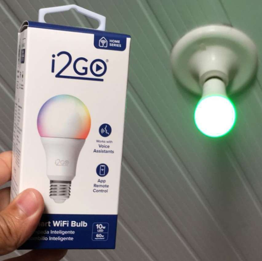 Lâmpada Inteligente Smart Lamp I2go Home Wi-fi Led 10w - Compatível Com Alexa - 3 Anos De Garantia Lâmpada Inteligente Smart Lamp I2go Home Wi-fi Led 10w - Compatível Com Alexa - 3 Anos De Garantia
