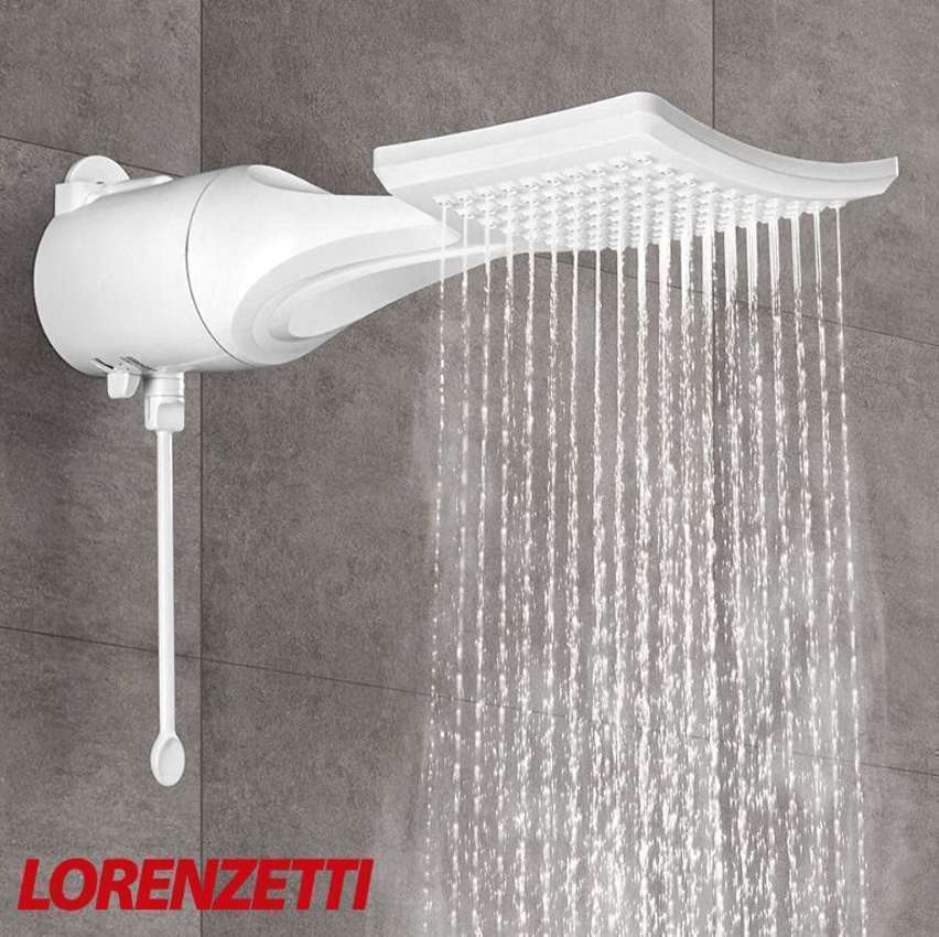 Chuveiro Loren Shower Eletrônico 5500w 127v~ Lorenzetti, Branco Chuveiro Loren Shower Eletrônico 5500w 127v~ Lorenzetti, Branco