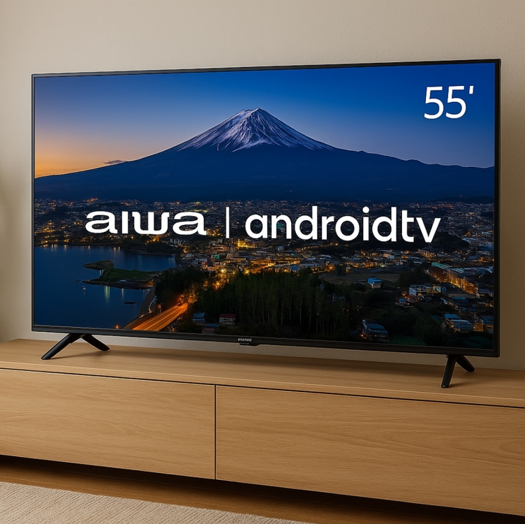 Smarttv Aiwa 55” Android, 4k, Borda Ultrafina, Dolby Vision & Atmos - Aws-tv-55-bl-01 Tv 55" Android - Borda Infinita Aws-tv-55-bl-01 Bivolt Smarttv Aiwa 55” Android, 4k, Borda Ultrafina, Dolby Vision & Atmos - Aws-tv-55-bl-01 Tv 55" Android - Borda Infinita Aws-tv-55-bl-01 Bivolt