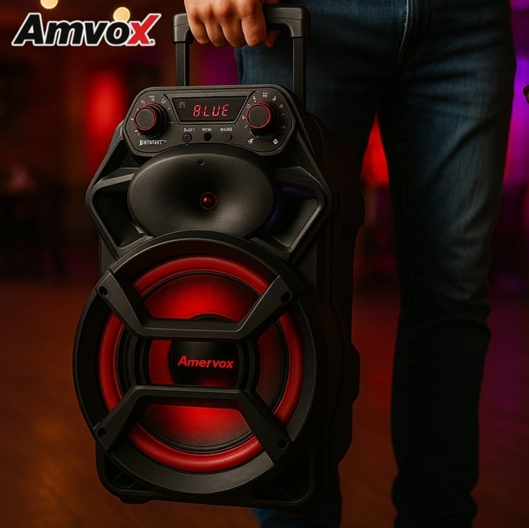 Caixa Amplificada Amvox Aca 550 Strondo II 550w Bivolt Cor Preto 110V/220V Caixa Amplificada Amvox Aca 550 Strondo II 550w Bivolt Cor Preto 110V/220V