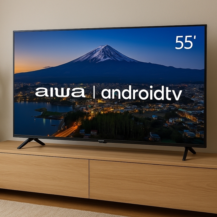 Smart TV AIWA 55” Android 4K Borda Ultrafina Dolby Vision&Atmos AWS-TV-55-BL-01-A Smart TV AIWA 55” Android 4K Borda Ultrafina Dolby Vision&Atmos AWS-TV-55-BL-01-A