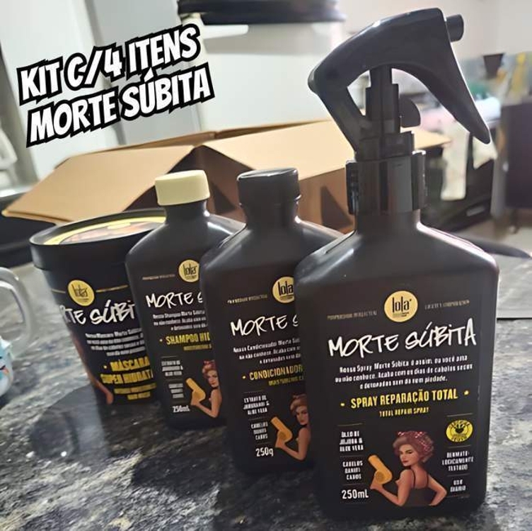 Kit Lola Cosmetics Morte Súbita Home Care (4 Produtos) Kit Lola Cosmetics Morte Súbita Home Care (4 Produtos)
