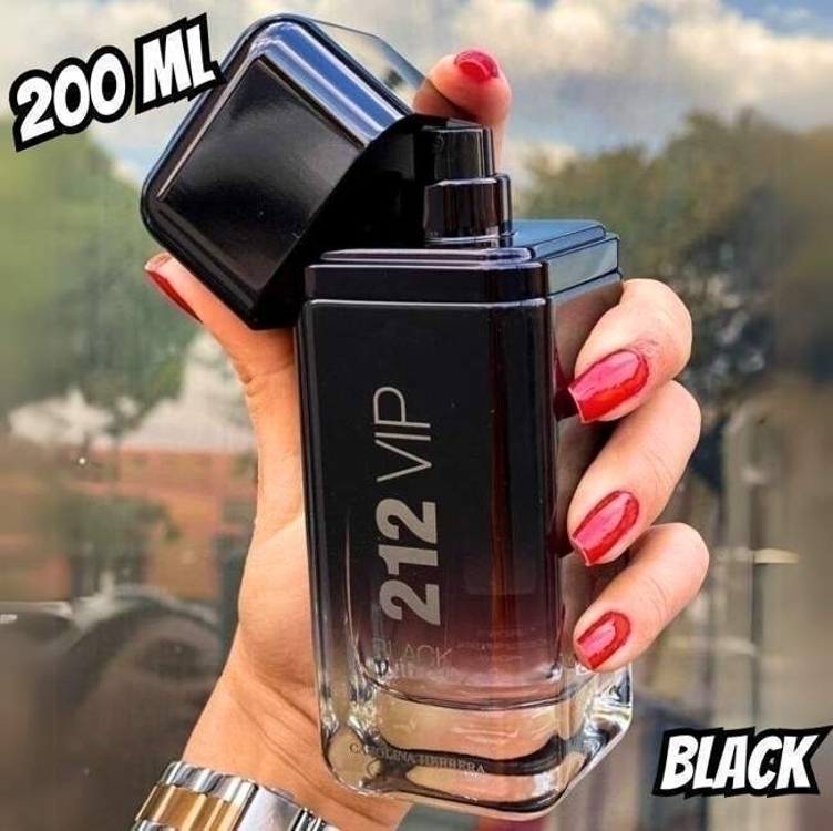 Carolina Herrera 212 VIP BLACK Tradicional EDP 200ml para masculino Carolina Herrera 212 VIP BLACK Tradicional EDP 200ml para masculino