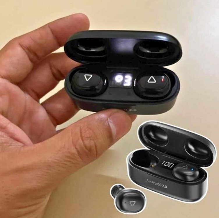 Fone de Ouvido Bluetooth Sem Fio TWS Air Pro GO 2.0 i2GO com Estojo de Carregamento - i2GO PRO Fone de Ouvido Bluetooth Sem Fio TWS Air Pro GO 2.0 i2GO com Estojo de Carregamento - i2GO PRO