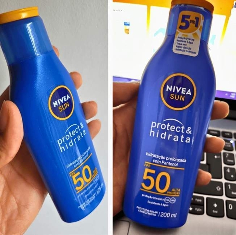 Nivea Sun Protetor Solar Protect & Hidrata Fps 50 200ml - Com Toque Seco, Rápida Absorção E Resistente À Água, Esse Protetor Solar Oferece Altíssima Proteção Ao Sol E Promove Hidratação À Pele Nivea Sun Protetor Solar Protect & Hidrata Fps 50 200ml - Com Toque Seco, Rápida Absorção E Resistente À Água, Esse Protetor Solar Oferece Altíssima Proteção Ao Sol E Promove Hidratação À Pele