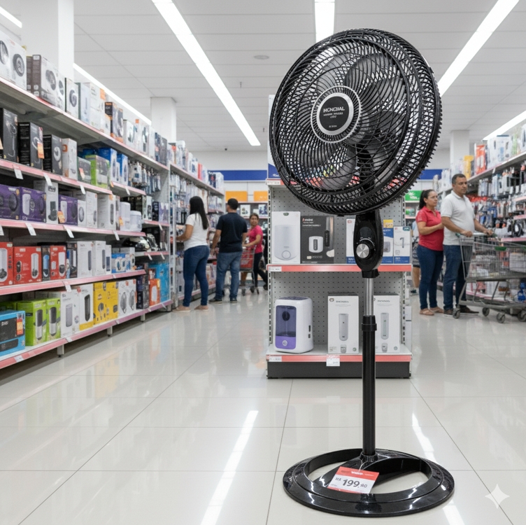 Mondial Ventilador De Coluna 40cm Turbo, Preto/prata, 140w, 110v - Nvt-40c-8p-b