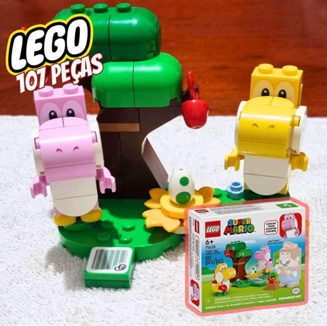 Lego Set Super Mario 71428 Bosque "fabulovo" Do Yoshi – Set De Expa 107 Peças Lego Set Super Mario 71428 Bosque "fabulovo" Do Yoshi – Set De Expa 107 Peças