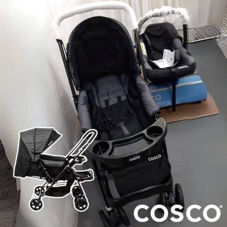 Travel System Reverse Duo Preto Bronze Cosco Cax00906 Kids Travel System Reverse Duo Preto Bronze Cosco Cax00906 Kids