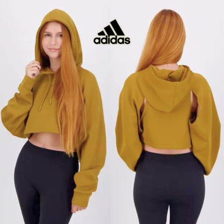 Moletom adidas Hiit Aeroready Feminino Caramelo Moletom adidas Hiit Aeroready Feminino Caramelo