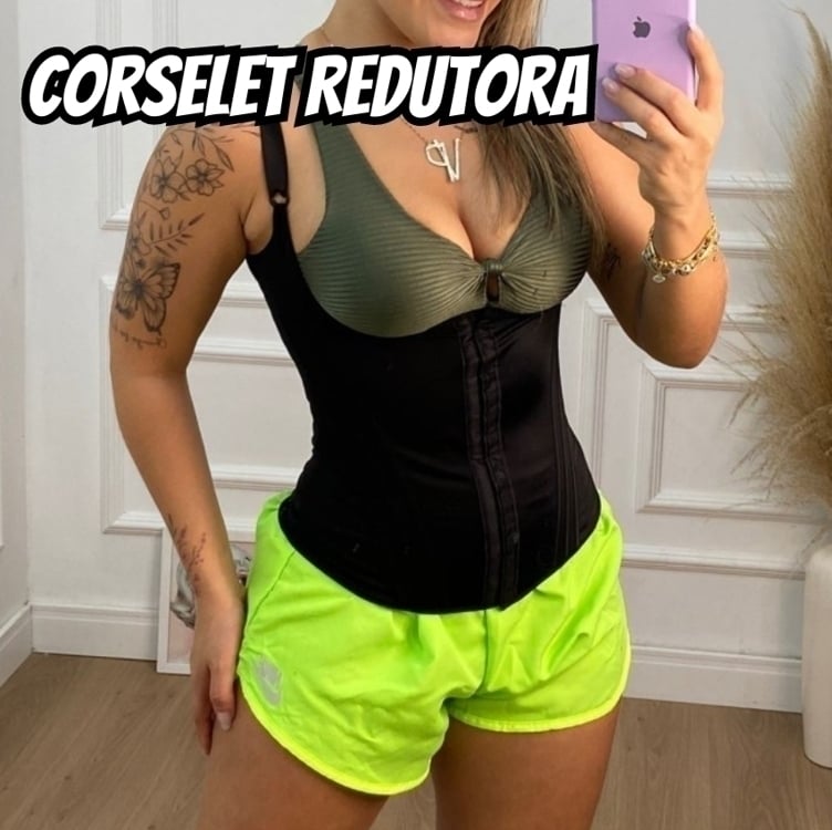 Cinta Modeladora Colete 12 Barbatanas Corselet Redutora Ci16 Cinta Modeladora Colete 12 Barbatanas Corselet Redutora Ci16