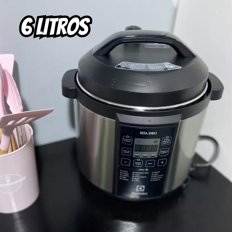 Panela De Pressão Elétrica, Pcc20, 6l, Preto, 220v, Electrolux Panela De Pressão Elétrica, Pcc20, 6l, Preto, 220v, Electrolux