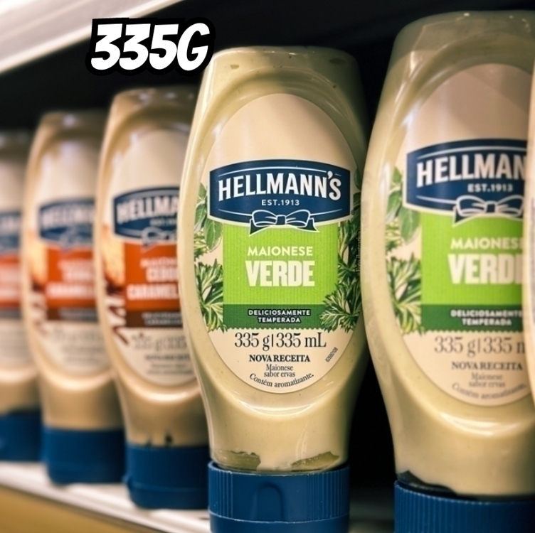 Hellmann's Maionese Verde 335g Hellmann's Maionese Verde 335g