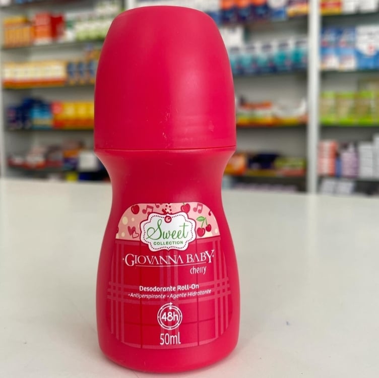 Desodorante Roll-On 50 Ml Cherry, Giovanna Baby Desodorante Roll-On 50 Ml Cherry, Giovanna Baby