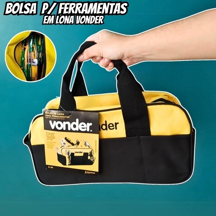 Bolsa Em Lona Para Ferramentas Bl 005, Vonder Vdo2657 Bolsa Em Lona Para Ferramentas Bl 005, Vonder Vdo2657