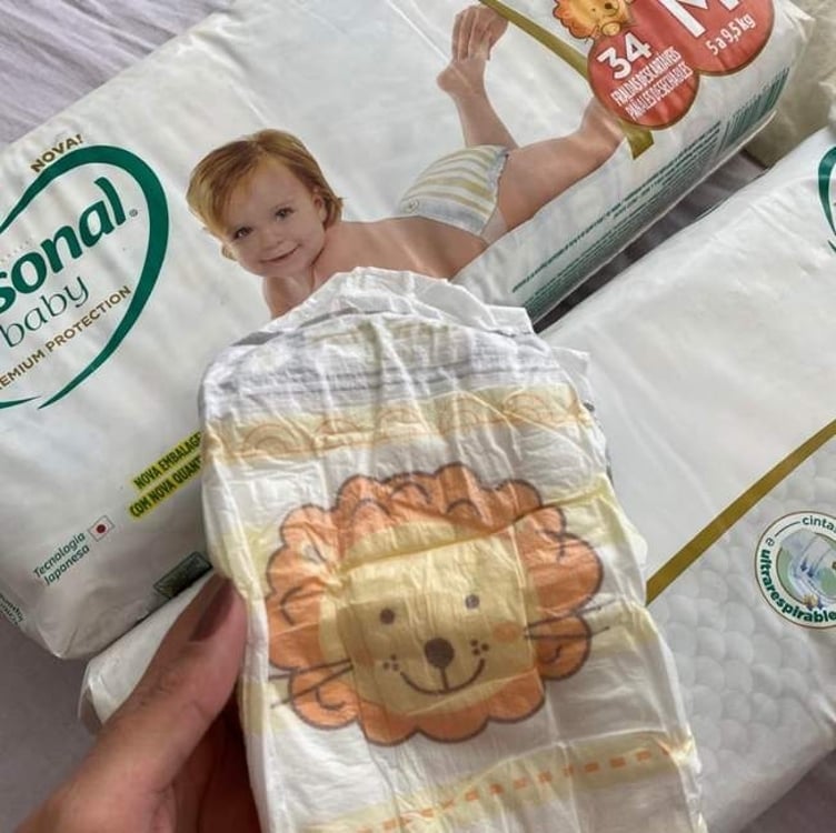Personal 'Fralda Baby Premium Protection M Com 34 Unidades Personal 'Fralda Baby Premium Protection M Com 34 Unidades