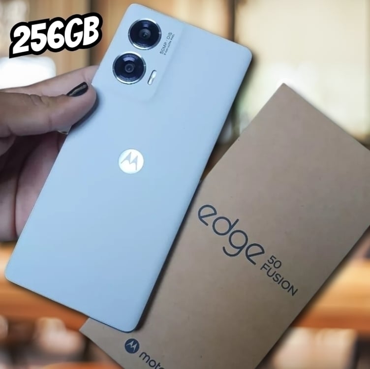 Smartphone Motorola Edge 50 Fusion 256gb Light Blue Vegan Leather 5g 16gb Ram 6,7" Câmera Sony Dupla Selfie 32mp Dual Chip Smartphone Motorola Edge 50 Fusion 256gb Light Blue Vegan Leather 5g 16gb Ram 6,7" Câmera Sony Dupla Selfie 32mp Dual Chip