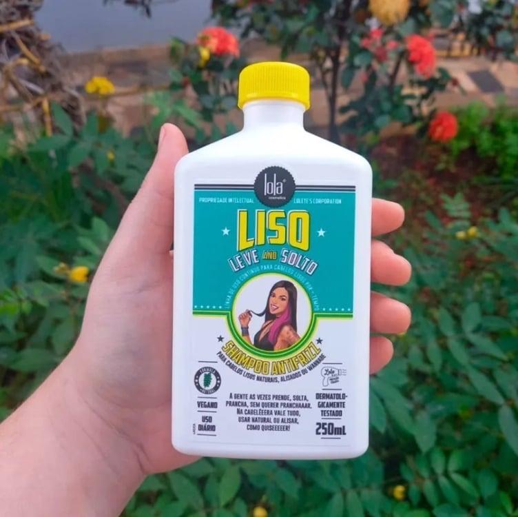 Lola Cosmetics Liso Leve And Solto Shampoo 250ml Lola