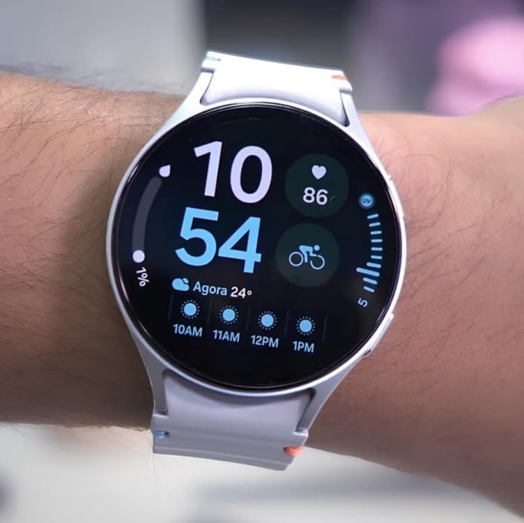 Samsung Galaxy Watch7 Smartwatch 44mm BT Galaxy AI - Prata Samsung Galaxy Watch7 Smartwatch 44mm BT Galaxy AI - Prata