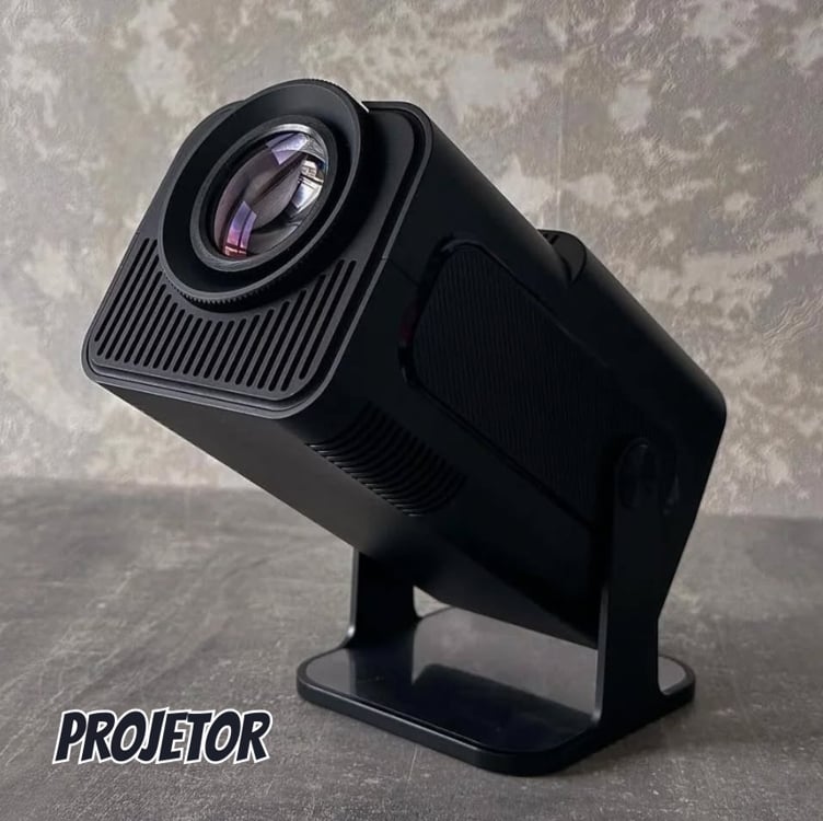 Projetor Hy320 Smart Tv Mini Wifi6 390ansi Android Cor Preto 110v/220v Davely Projetor Hy320 Smart Tv Mini Wifi6 390ansi Android Cor Preto 110v/220v Davely