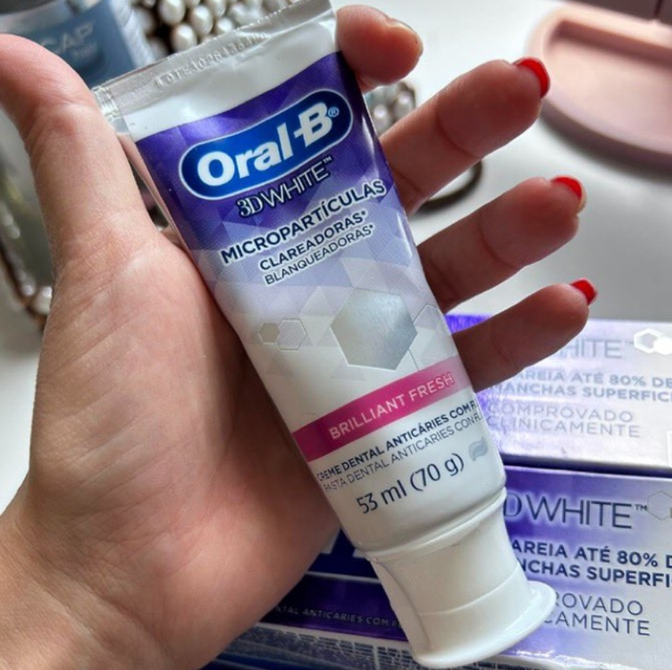 Creme Dental Oral-b 3d White Brilliant Fresh – 70g Creme Dental Oral-b 3d White Brilliant Fresh – 70g