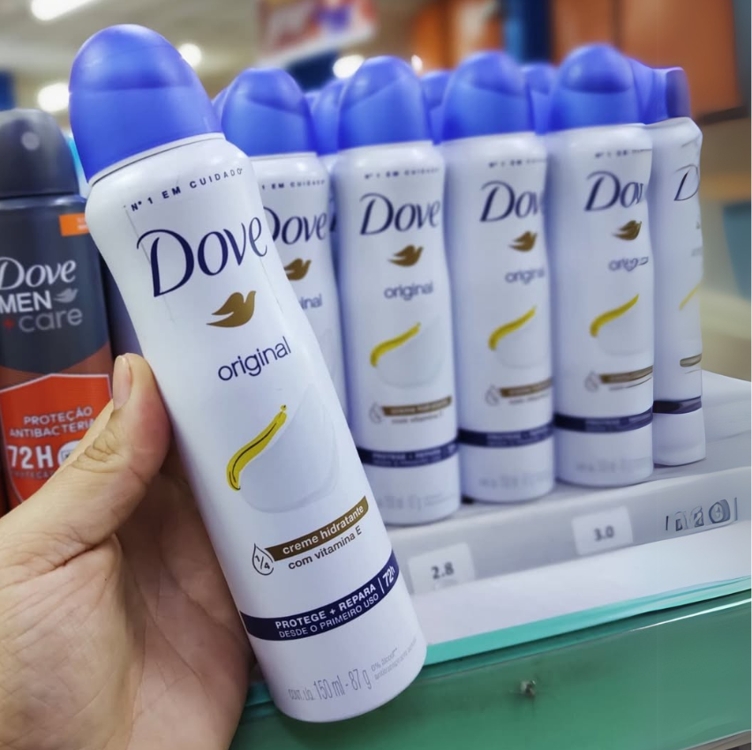Dove Original Desodorante Antitranspirante Aerossol 150ml Dove Original Desodorante Antitranspirante Aerossol 150ml