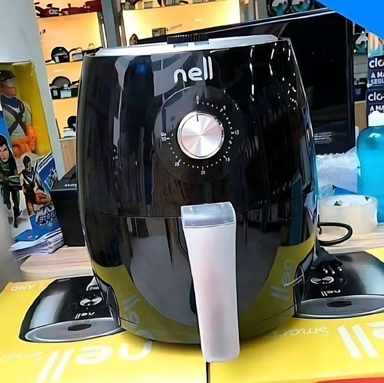 Fritadeira Elétrica sem Óleo/Air Fryer Nell Smart - Preta 2,4L com Timer Fritadeira Elétrica sem Óleo/Air Fryer Nell Smart - Preta 2,4L com Timer