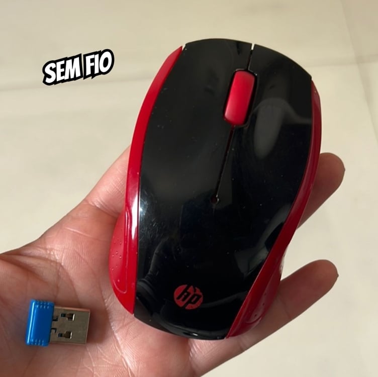 Mouse Sem Fio HP 200 Oman Azul - Sensor Óptico Ambidestro Receptor Nano 2,4Ghz Resoluções até 1000 DPI - 2HU85AA Mouse Sem Fio HP 200 Oman Azul - Sensor Óptico Ambidestro Receptor Nano 2,4Ghz Resoluções até 1000 DPI - 2HU85AA