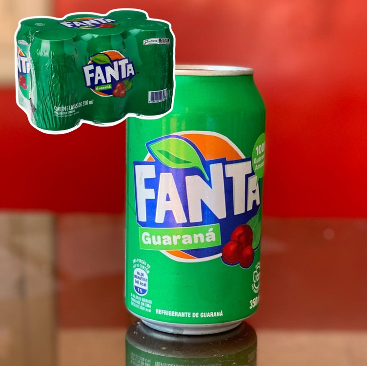 Pack de Fanta Guaraná 350ml 6 unidades Pack de Fanta Guaraná 350ml 6 unidades