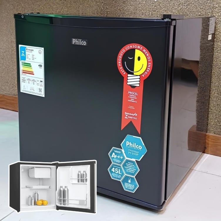 Frigobar Philco Pfg5p 6 Níveis De Ajustes 45l 1400w Frigobar Philco Pfg5p 6 Níveis De Ajustes 45l 1400w