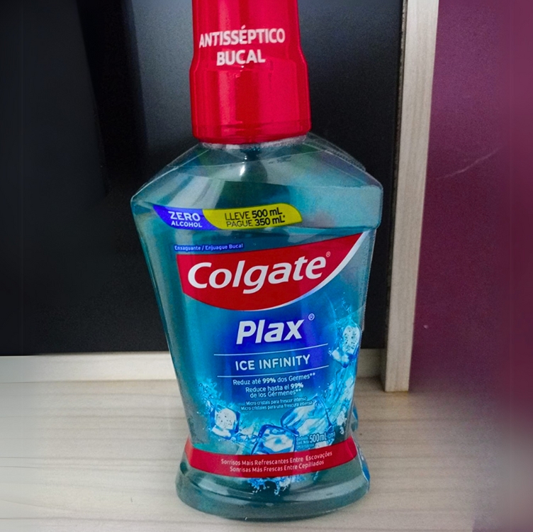 Colgate Plax Ice Infinity - Enxaguante Bucal, 500Ml Colgate Plax Ice Infinity - Enxaguante Bucal, 500Ml