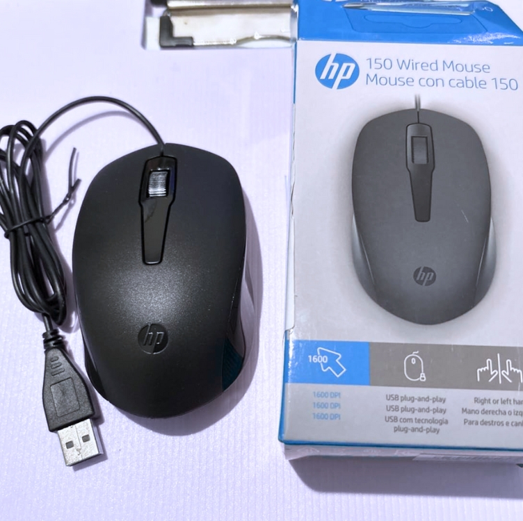Mouse Hp Usb 150 Preto Com Sensor Óptico De Até 1600 Dpi Ambidestro Compatível Com Windows 7 Ao 9-240j6aa Mouse Hp Usb 150 Preto Com Sensor Óptico De Até 1600 Dpi Ambidestro Compatível Com Windows 7 Ao 9-240j6aa