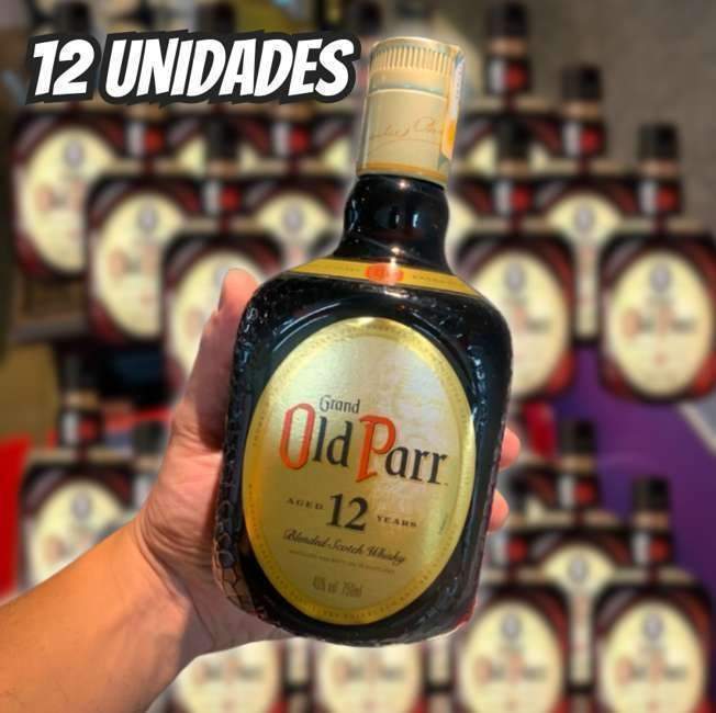 Whisky Escocês Old Parr 12 Anos 750ml Caixa Com 12 Unidades Whisky Escocês Old Parr 12 Anos 750ml Caixa Com 12 Unidades