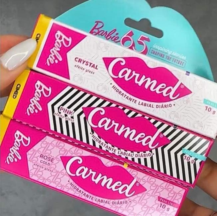 Hidratante Labial Carmed Barbie Pink 10g Hidratante Labial Carmed Barbie Pink 10g