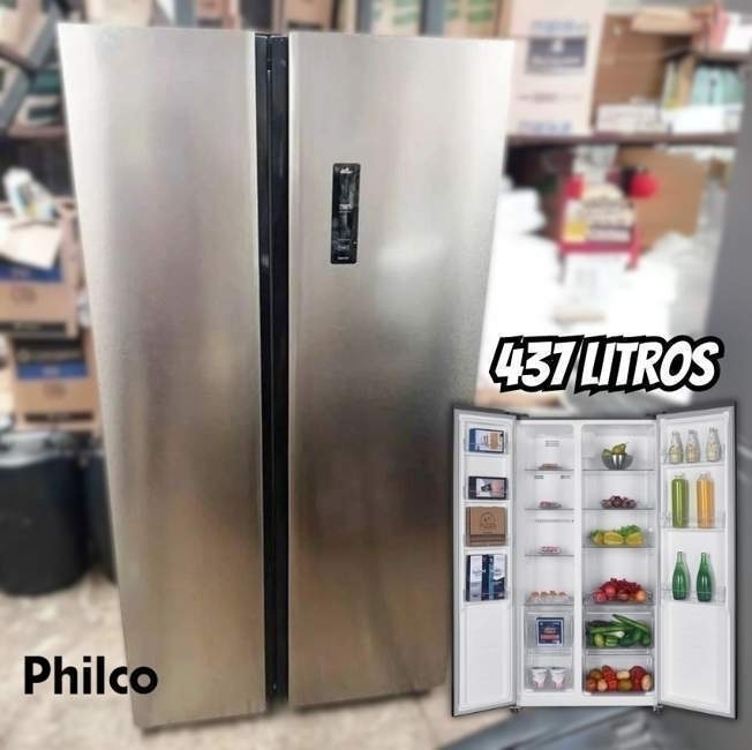 Refrigerador Philco PRF535I Side By Side 437 Litros 127V Refrigerador Philco PRF535I Side By Side 437 Litros 127V