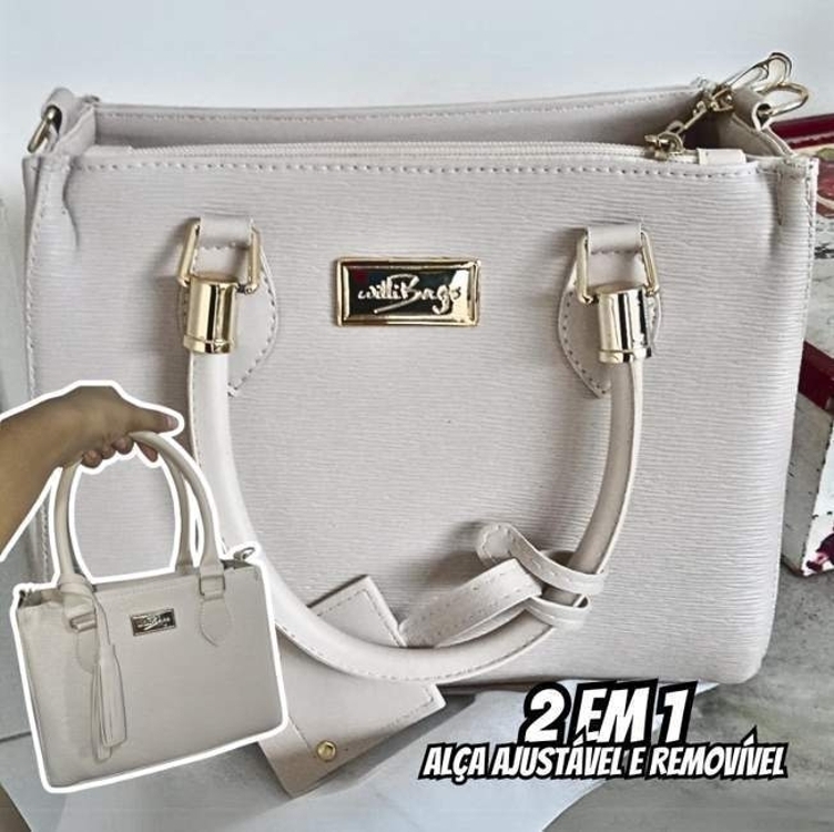 Bolsa Feminina Lorena + Alça Removível Com Regulagem Willibags Bolsa Feminina Lorena + Alça Removível Com Regulagem Willibags