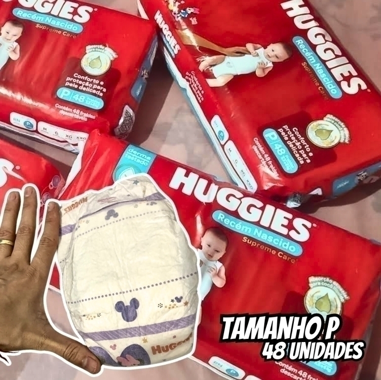 Huggies Fralda Supreme Care P 48 Un Huggies Fralda Supreme Care P 48 Un