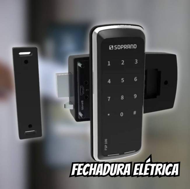 Fechadura Digital De Sobrepor Fsp100 - Soprano Fechadura Digital De Sobrepor Fsp100 - Soprano
