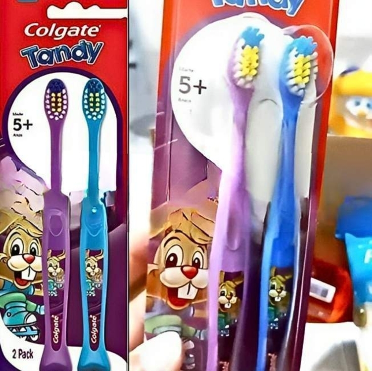 Colgate Escova Dental Tandy 2 Unidades, Cores Sortidos Colgate Escova Dental Tandy 2 Unidades, Cores Sortidos