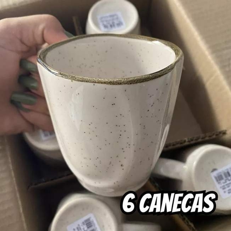 Conjunto De 6 Canecas Ryo Maresia 260ml Oxford Conjunto De 6 Canecas Ryo Maresia 260ml Oxford
