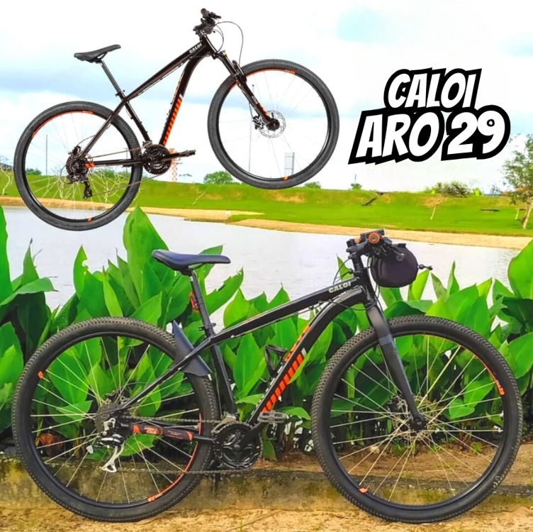 Caloi Bicicleta Extreme Aro 29, Tamanho 17, Freio Hidráulico à disco, Câmbio Microshift 29 Velocidades, Suspensão de 80mm com trava no crown Caloi Bicicleta Extreme Aro 29, Tamanho 17, Freio Hidráulico à disco, Câmbio Microshift 29 Velocidades, Suspensão de 80mm com trava no crown