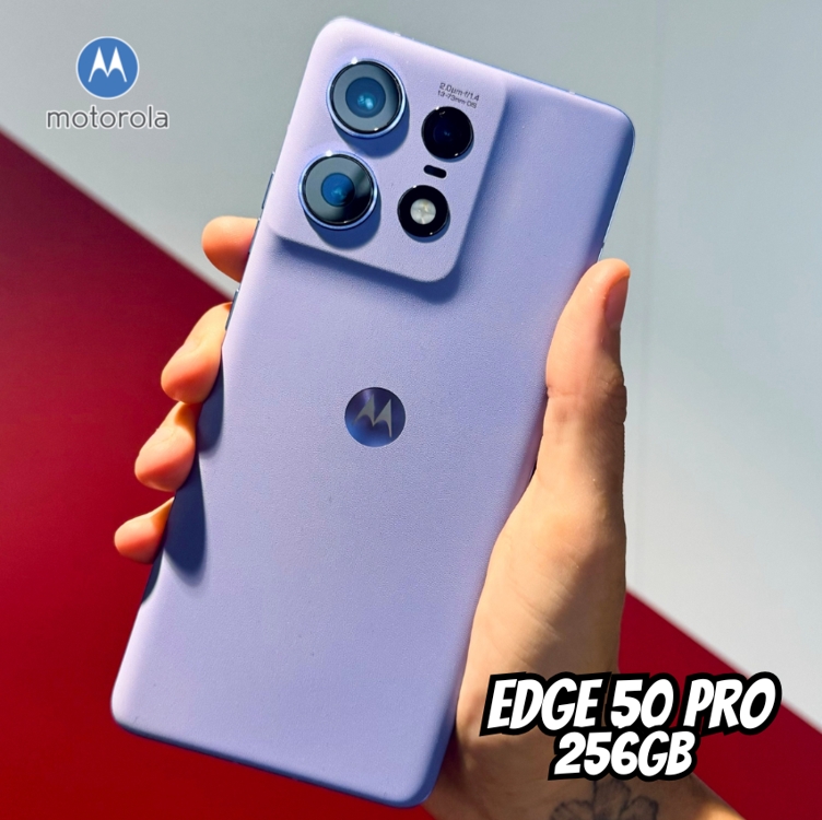 Smartphone Motorola Edge 50 Pro 5g 256gb 24gb Ram Boost Tela 6,7 Poled Gorilla Glass Ip68 - Lilac Smartphone Motorola Edge 50 Pro 5g 256gb 24gb Ram Boost Tela 6,7 Poled Gorilla Glass Ip68 - Lilac