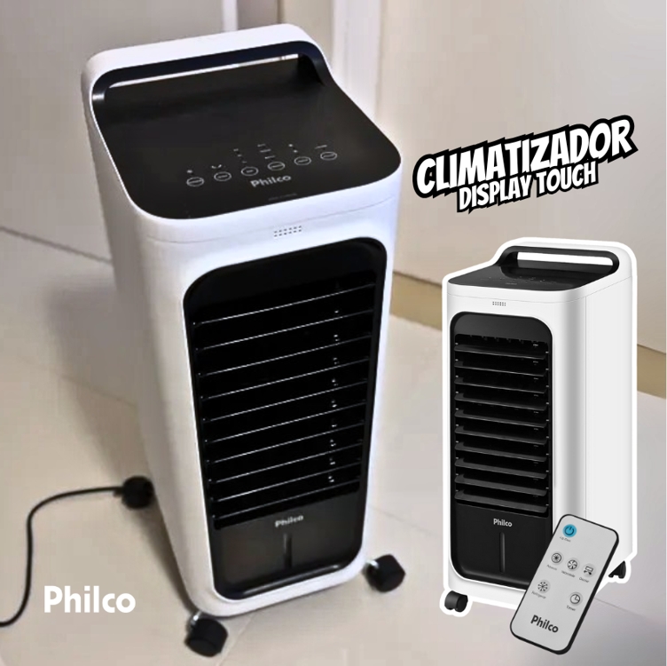 Climatizador Philco PCL10QF Display Touch 5 em 1 5L 220V Climatizador Philco PCL10QF Display Touch 5 em 1 5L 220V