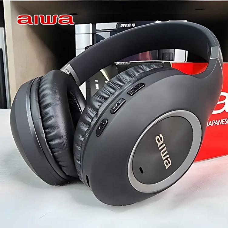 Headphone Aiwa Wireless Bluetooth Aws-hp-02b Preto Headphone Aiwa Wireless Bluetooth Aws-hp-02b Preto