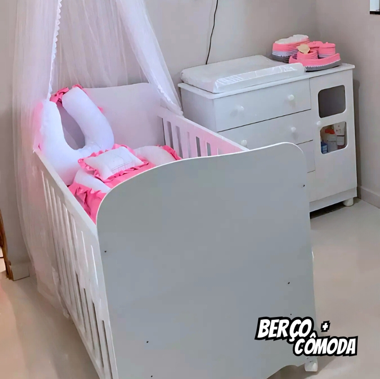 Quarto De Bebê Completo Berço Americano E Cômoda Uli Peroba Quarto De Bebê Completo Berço Americano E Cômoda Uli Peroba