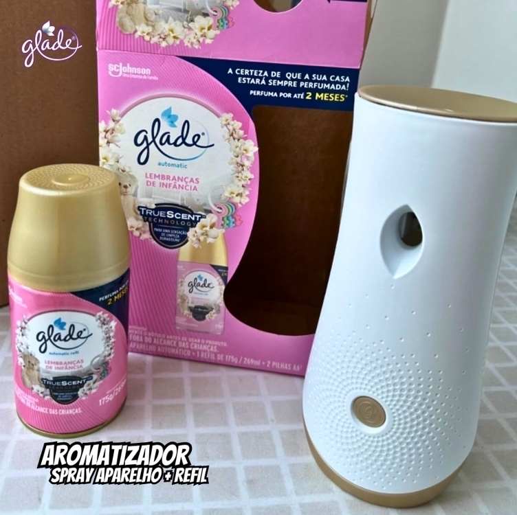 Desodorizador Glade Automatic Spray Aparelho + Refil Lembrança de Infância 269Ml Desodorizador Glade Automatic Spray Aparelho + Refil Lembrança de Infância 269Ml