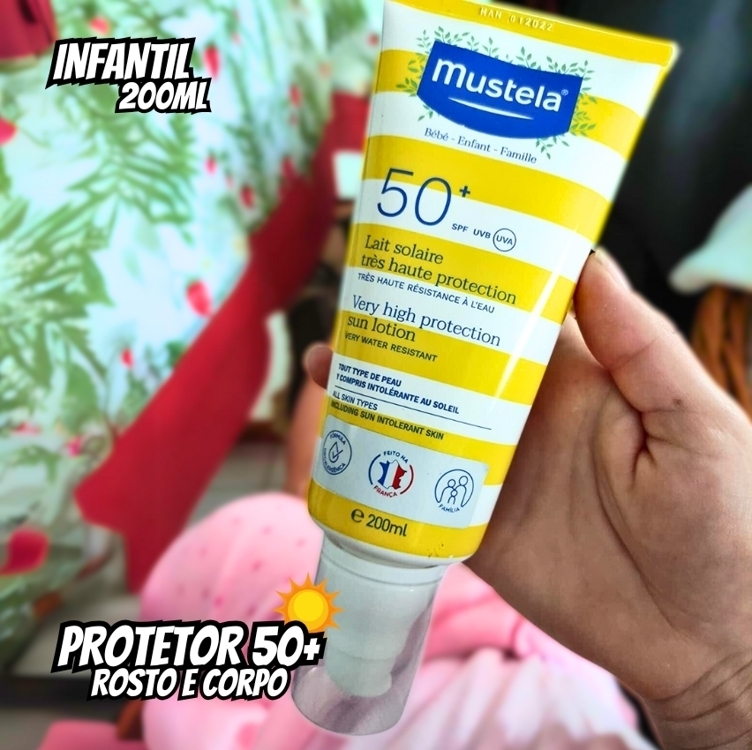 Mustela Solares Mustela Protetor Solar Fps 50+ 200 Ml - Filtro Solar Rosto E Corpo Para Bebês Crianças e Adultos - Alta Proteção Contra Raios Uva e Uvb Fórmula Hipoalergênica Para Todos Os Tipos Mustela Solares Mustela Protetor Solar Fps 50+ 200 Ml - Filtro Solar Rosto E Corpo Para Bebês Crianças e Adultos - Alta Proteção Contra Raios Uva e Uvb Fórmula Hipoalergênica Para Todos Os Tipos